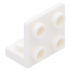 LEGO fordító elem 1 x 2 - 2 x 2, fehér (99207)